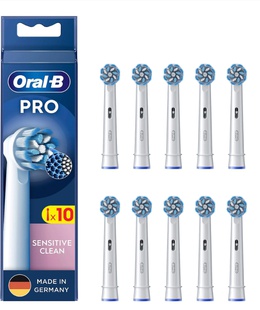 Birste Oral-B Replaceable Toothbrush Heads PRO refill Sensitive Clean Heads For adults Number of brush heads included 10 Number of teeth brushing modes Does not apply  Hover