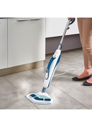  Polti | PTEU0296 Vaporetto SV460 Double | Steam mop | Power 1500 W | Steam pressure Not Applicable bar | Water tank capacity 0.3 L | White/Blue Hover