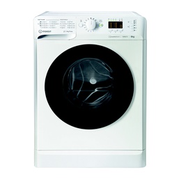 Veļas mazgājamā  mašīna INDESIT | MTWSA 61294 WK EE | Washing machine | Energy efficiency class C | Front loading | Washing capacity 6 kg | 1151 RPM | Depth 42.5 cm | Width 59.5 cm | Display | Big Digit | White