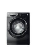 Veļas mazgājamā  mašīna Hotpoint | NLCD 946 BS A EU N | Washing machine | Energy efficiency class A | Front loading | Washing capacity 9 kg | 1400 RPM | Depth 60.5 cm | Width 59.5 cm | Display | LCD | Steam function | Black Hover