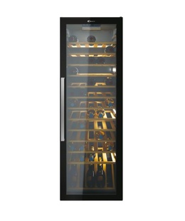  Candy | Wine Cooler | CWC 200 EELW/N | Energy efficiency class G | Free standing | Bottles capacity 81 | Cooling type | Black  Hover