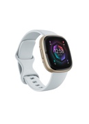 Viedpulksteni Sense 2 | Smart watch | NFC | GPS (satellite) | AMOLED | Touchscreen | Activity monitoring 24/7 | Waterproof | Bluetooth | Wi-Fi | Blue Mist/Soft Gold