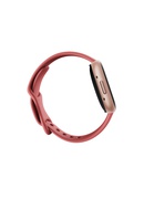 Viedpulksteni Fitbit Versa 4 Smart watch NFC GPS (satellite) AMOLED Touchscreen Activity monitoring 24/7 Waterproof Bluetooth Pink Sand/Copper Rose Wi-Fi Hover