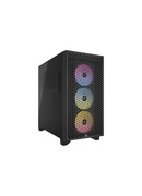  Corsair | RGB Tempered Glass PC Case | 3000D | Black | Mid-Tower | Power supply included No | ATX