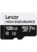  Lexar | Flash Memory Card | High-Endurance | 128 GB | microSDHC | Flash memory class UHS-I