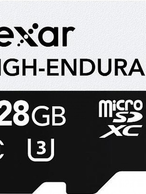  Lexar | Flash Memory Card | High-Endurance | 128 GB | microSDHC | Flash memory class UHS-I  Hover