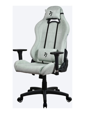  Arozzi Frame material: Metal; Wheel base: Nylon; Upholstery: Soft Fabric | Gaming Chair | Torretta SoftFabric | Pearl Green  Hover