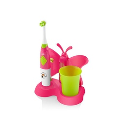 Birste ETA Toothbrush with water cup and holder Sonetic  ETA129490070 Battery operated For kids Number of brush heads included 2 Number of teeth brushing modes 2 Pink