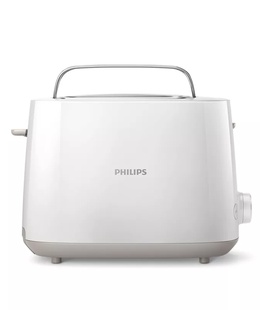 Tosteris Philips Toaster HD2581/00 Daily Collection Power  760-900 W Number of slots 2 Housing material Plastic White  Hover