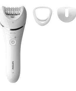 Epilātors Philips Epilator BRE700/00 Operating time (max) 40 min Number of power levels N/A Wet & Dry White  Hover