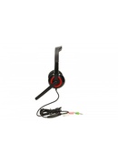Austiņas Gembird | MHS-002 Stereo headset | Built-in microphone | 3.5 mm | Black/Red Hover