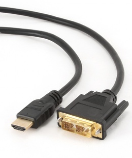  Gembird | HDMI 19pin male | DVI 18+1pin male | HDMI to DVI-D | 0.5 m  Hover