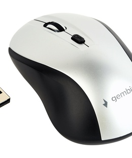 Pele Gembird | Optical Mouse | MUSW-4B-02-BS | Wireless | USB | Black/silver  Hover