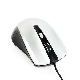 Pele Gembird | Mouse | MUS-4B-01-BS | Standard | USB | Black/ silver