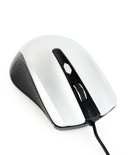 Pele Gembird | Mouse | MUS-4B-01-BS | Standard | USB | Black/ silver  Hover