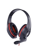 Austiņas Gembird | Gaming headset with volume control | GHS-05-R | Built-in microphone | Red/Black | 3.5 mm 4-pin | Wired | Over-Ear