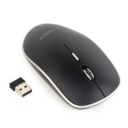 Pele Gembird | Silent Wireless Optical Mouse | MUSW-4BS-01 | Optical mouse | USB | Black