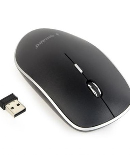 Pele Gembird | Silent Wireless Optical Mouse | MUSW-4BS-01 | Optical mouse | USB | Black  Hover
