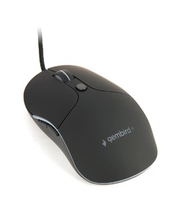 Pele Gembird | Illuminated Large Size Mouse | MUS-UL-02 | Wired | USB | Black  Hover