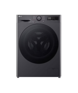 Veļas mazgājamā  mašīna LG | F4DR510S2M | Washing machine with dryer | Energy efficiency class A | Front loading | Washing capacity 10 kg | 1400 RPM | Depth 56.5 cm | Width 60 cm | Display | LED | Drying system | Drying capacity 6 kg | Steam function | Direct drive | Middle Black  Hover