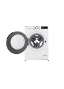 Veļas mazgājamā  mašīna LG Washing machine F2WR508SWW Energy efficiency class A-10% Front loading Washing capacity 8 kg 1200 RPM Depth 47.5 cm Width 60 cm Display LED Steam function Direct drive White Hover