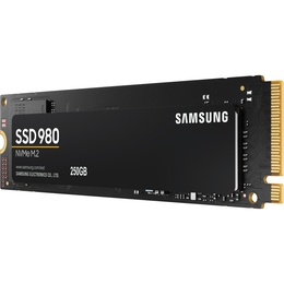  Samsung | V-NAND SSD | 980 | 250 GB | SSD form factor M.2 2280 | SSD interface M.2 NVME | Read speed 2900 MB/s | Write speed 1300 MB/s