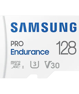  Samsung | PRO Endurance | MB-MJ128KA/EU | 128 GB | MicroSD Memory Card | Flash memory class U3  Hover