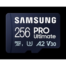  Samsung MicroSD Card with Card Reader PRO Ultimate 256 GB