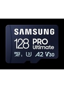  Samsung | MicroSD Card with Card Reader | PRO Ultimate | 128 GB | microSDXC Memory Card | Flash memory class U3