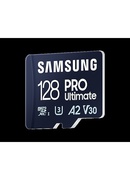  Samsung | MicroSD Card with Card Reader | PRO Ultimate | 128 GB | microSDXC Memory Card | Flash memory class U3 Hover