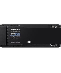 Samsung SSD 990 EVO 1000 GB SSD form factor M.2 2280 SSD interface PCIe NVMe Gen 4.0 x 4 Write speed 4200 MB/s Read speed 5000 MB/s  Hover