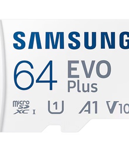  Samsung | MicroSD Card | EVO Plus | 64 GB | microSDXC Memory Card | Flash memory class U1  Hover