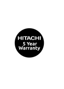  Hitachi | R-W661PRU1 (GBK) | Refrigerator | Energy efficiency class F | Free standing | Side by side | Height 183.5 cm | Fridge net capacity 396 L | Freezer net capacity 144 L | Display | 40 dB | Glass Black