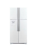  Hitachi | R-W661PRU1 (GPW) | Refrigerator | Energy efficiency class F | Free standing | Side by side | Height 183.5 cm | Fridge net capacity 396 L | Freezer net capacity 144 L | Display | 40 dB | Glass White