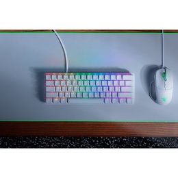 Tastatūra Razer | Huntsman Mini | Gaming keyboard | RGB LED light | US | Mercury White | Wired