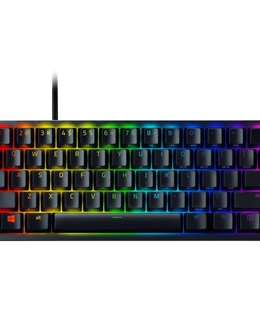 Tastatūra Razer | Huntsman Mini 60% | Gaming keyboard | Opto-Mechanical | RGB LED light | NORD | Black | Wired  Hover