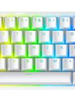 Tastatūra Razer | Huntsman Mini 60% | Gaming keyboard | Opto-Mechanical | RGB LED light | NORD | Mercury White | Wired  Hover