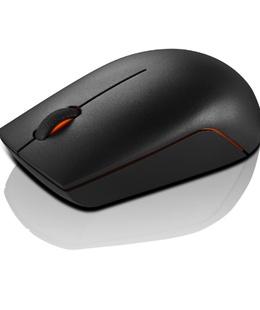 Pele Lenovo | Wireless Compact Mouse | 300 | Optical Mouse | 2.4 GHz Wireless via Nano USB | Black | 1 year(s)  Hover