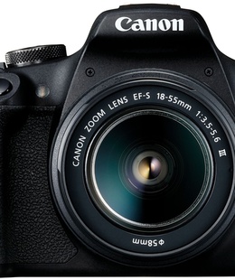  Canon EOS 2000D + 18-55mm III Kit, melns  Hover