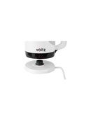 Oliver Voltz 55551230FB elektriskā tējkanna, 1300W, 0.9L, bezvadu, baltā/melnā krāsā Hover