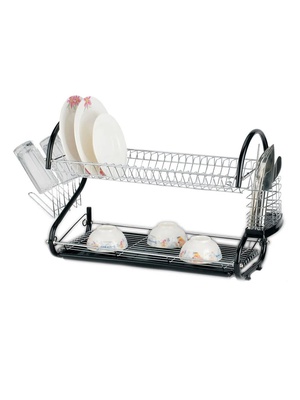 Rosberg 55553000AB trauku žāvētājs 55×25×23 cm, melns  Hover