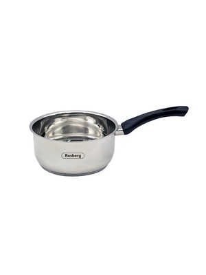 Kastrolis Rosberg R51210E16K, 16 cm, 1,5 litri, bakelīta rokturis, nerūsējošais tērauds 551210E16K  Hover
