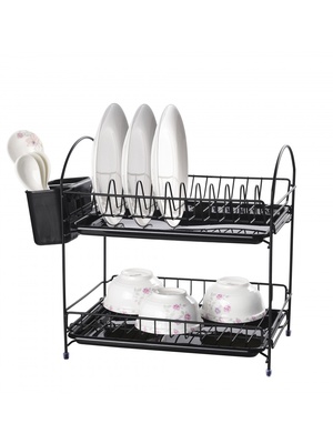 Trauku žāvētājs Rosberg 55R53000EB, melns, 34×23×35.5 cm  Hover