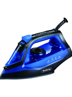 Iron Rosberg R51050G, 2200W, 160ml., Ceramic plate, Blue with black 555R51050G  Hover