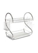 Trauku žāvētājs Rosberg R53000H, hromēts, 2 līmeņi, 40x25x39cm 555R53000H
