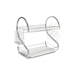 Trauku žāvētājs Rosberg R53000H, hromēts, 2 līmeņi, 40x25x39cm 555R53000H