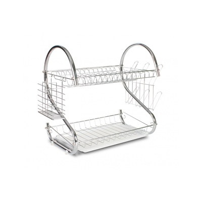 Trauku žāvētājs Rosberg R53000H, hromēts, 2 līmeņi, 40x25x39cm 555R53000H