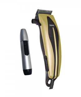 Matu griešanas mašīna ar ausu degunu trimmeri Rosberg 5R51810MNC, 10W, šampanieša krāsā  Hover