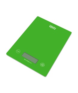 Virtuves svari Voltz OV51651K, 5kg., 2xAAA, LCD displejs, zaļā krāsā 20.0x14.6x1.8mm 5OV51651KG  Hover
