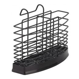 Rosberg 55R53003DB galda piederumu turētājs, 20,7 × 9,5 × 15,2 cm, melns